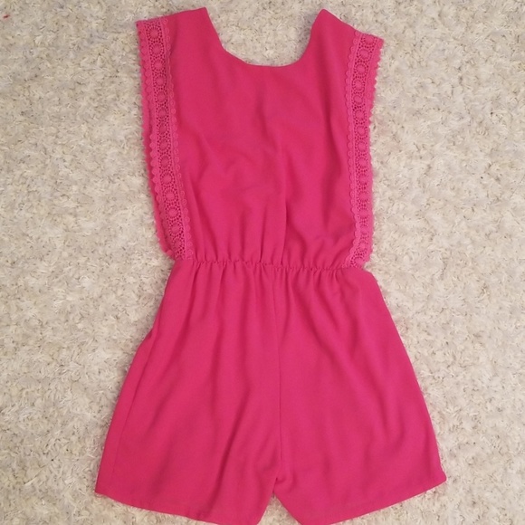 French Pink Romper - Picture 2 of 3
